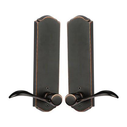 N2lok Etna Wave Door Lever Handle Passage Set - Available in Various Handing