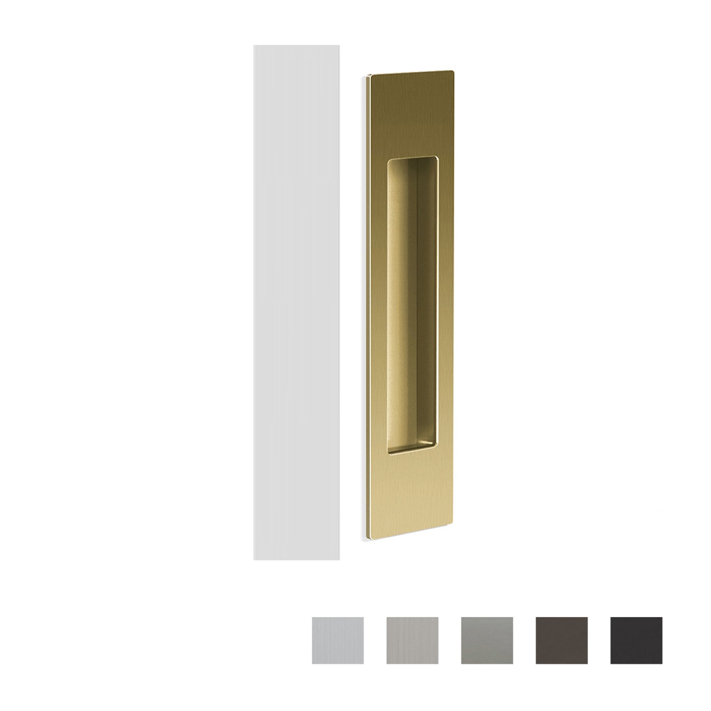 Mardeco 'M' Series Flush Pull for Sliding Doors - Available in Various Finishes