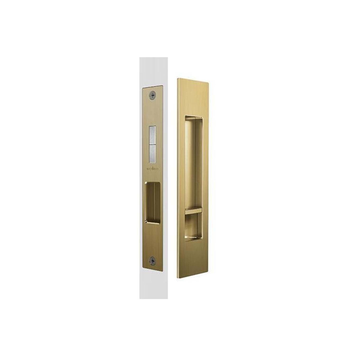 Mardeco 'M' Series Flush Pull Privacy Set for Sliding Doors - Available in Various Finishes