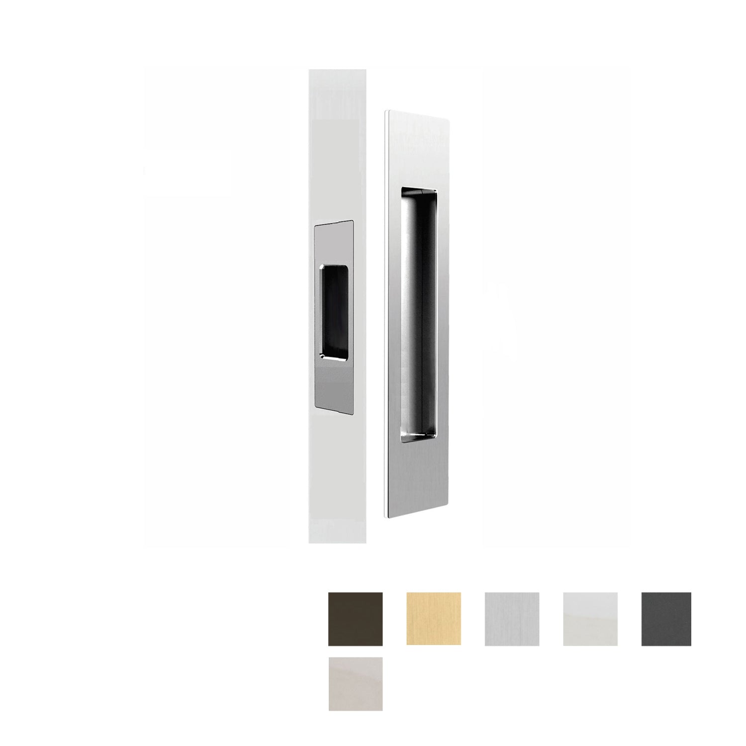 Mardeco 'M' Series Flush Pull Passage Set - Available in Various Finishes