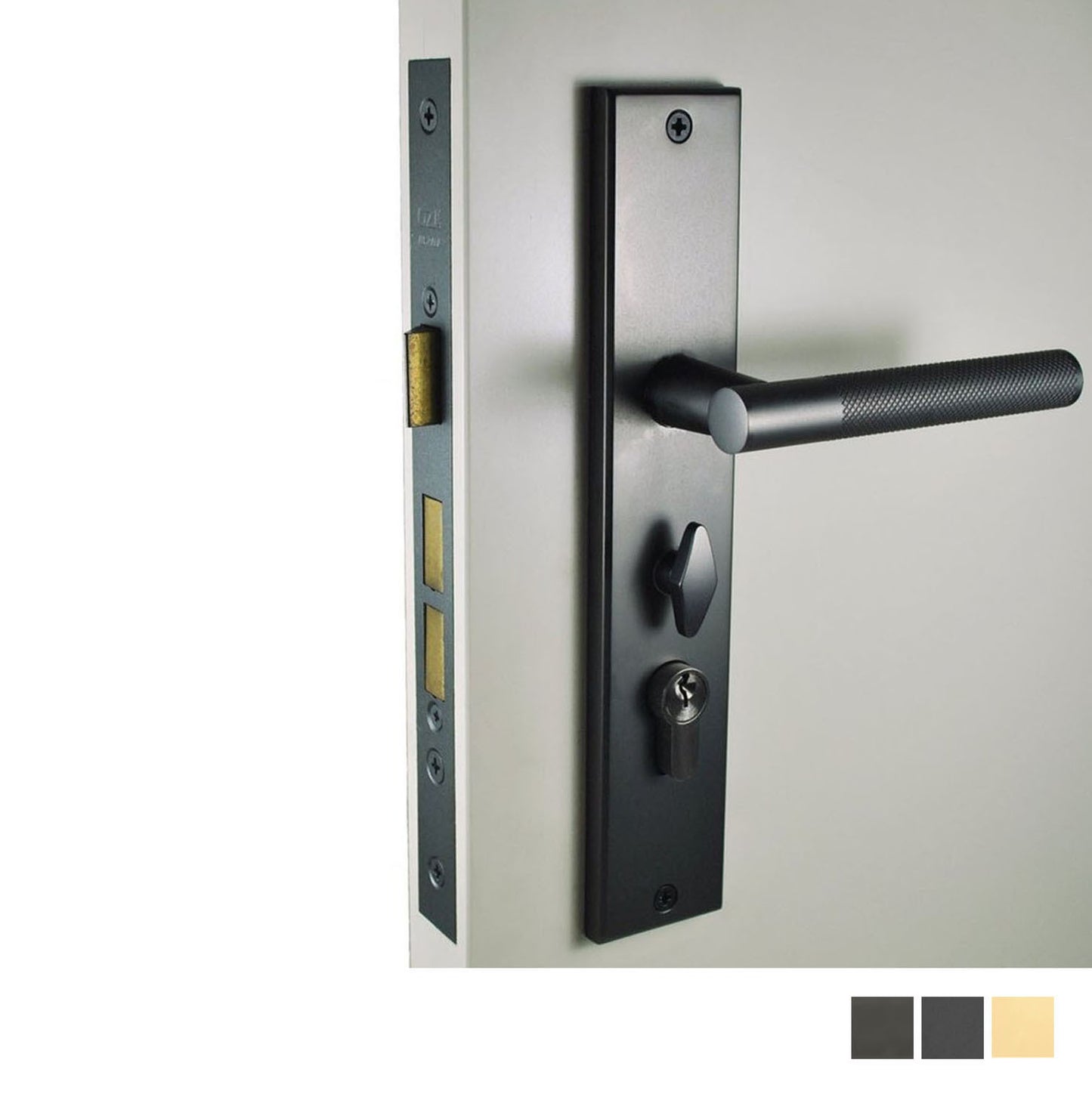 Nidus Knurled Domici Ozi-1 Combo Longplate - Available in Various Finishes and Handing