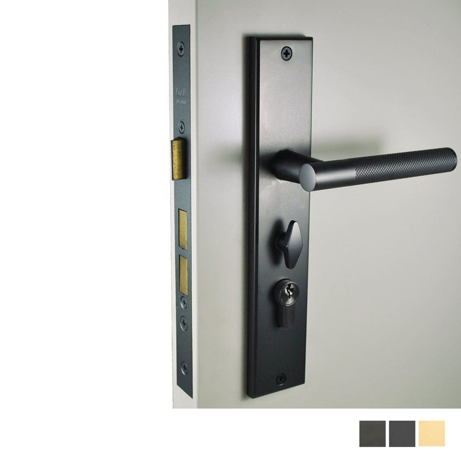 Nidus Knurled Domici Ozi-1 Combo Longplate - Available in Various Finishes and Handing