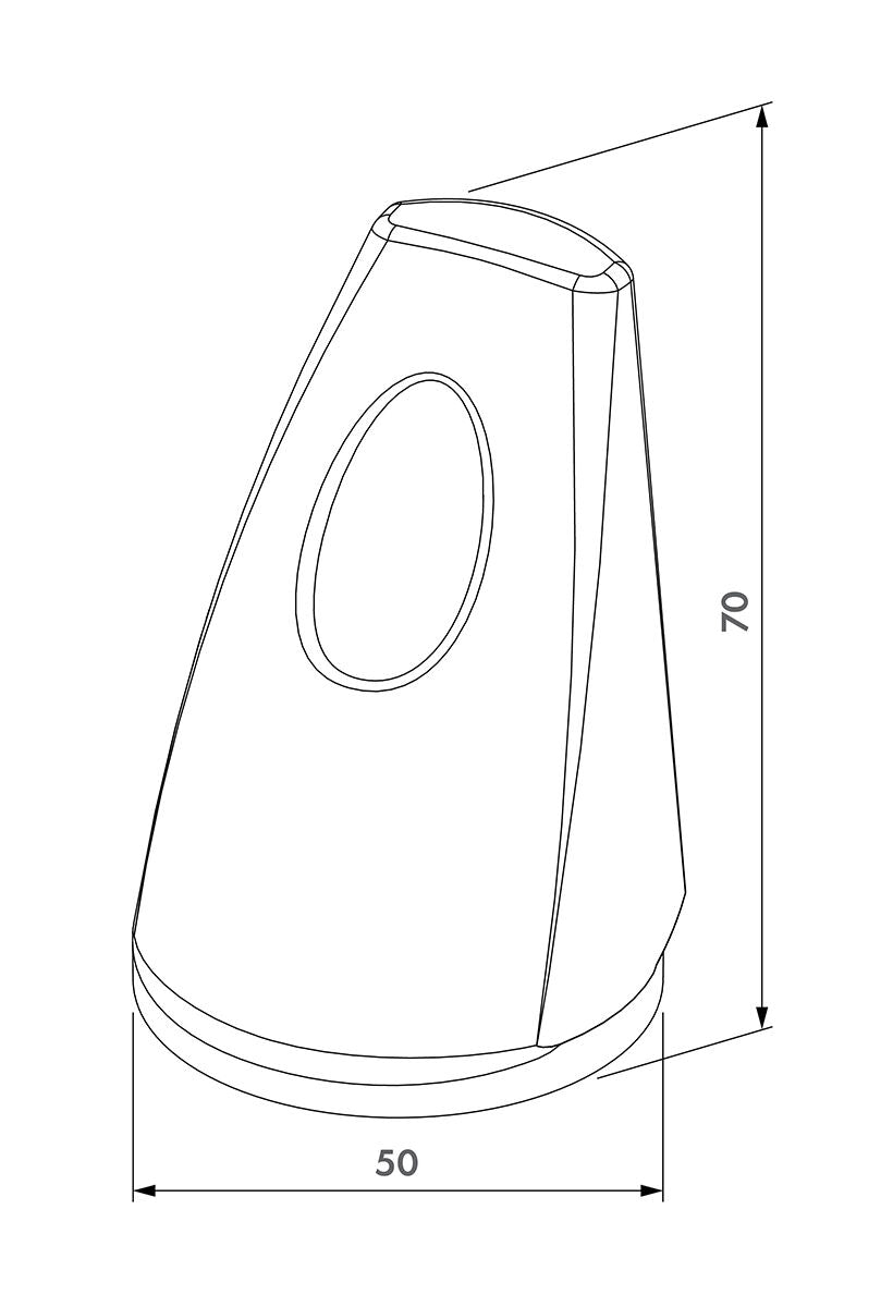 Locinox Caracal No Step Climbing Protection for Serval Spring Hinge Matt Black P00002394