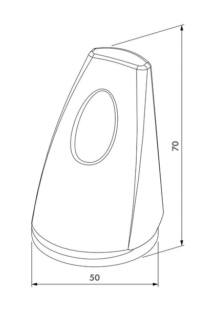 Locinox Caracal No Step Climbing Protection for Serval Spring Hinge Matt Black P00002394