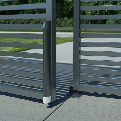 Locinox Bolt-On Off-Centered Ground Stop Catcher For Double Wing Gates P00006490