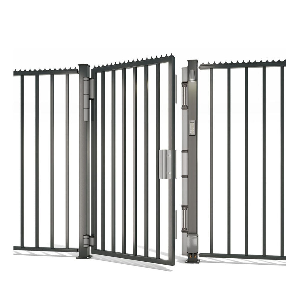 Locinox Mammoth 180 Degree Hydraulic Gate Closer and Hinge - Available in Black and Silver Finish