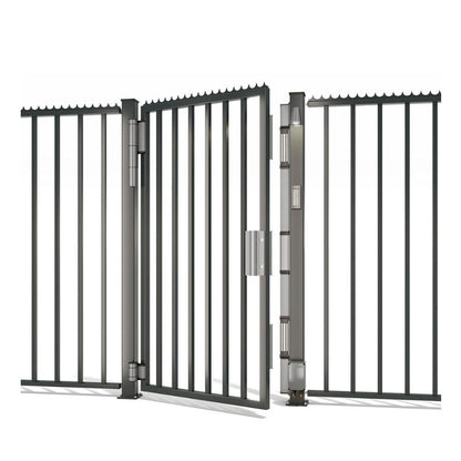Locinox Mammoth 180 Degree Hydraulic Gate Closer and Hinge - Available in Black and Silver Finish