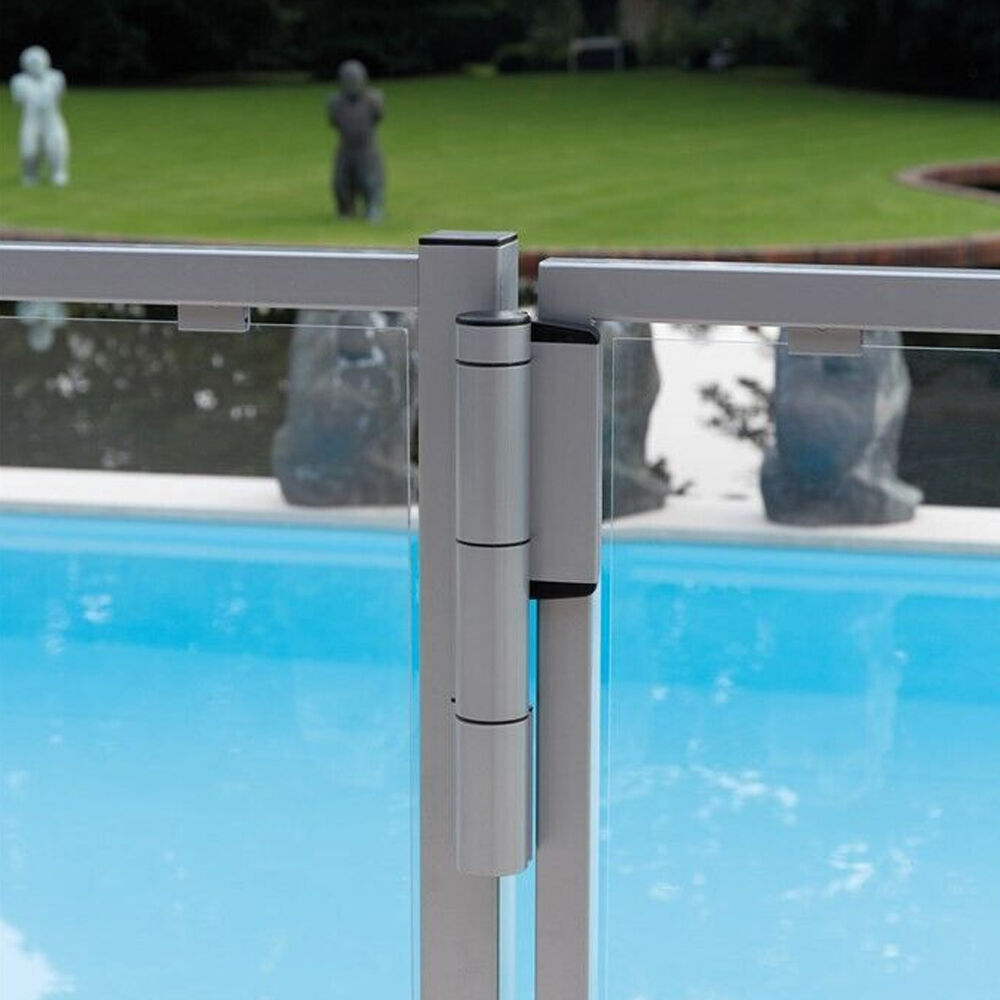 Locinox Mammoth 180 Degree Hydraulic Gate Closer and Hinge - Available in Black and Silver Finish