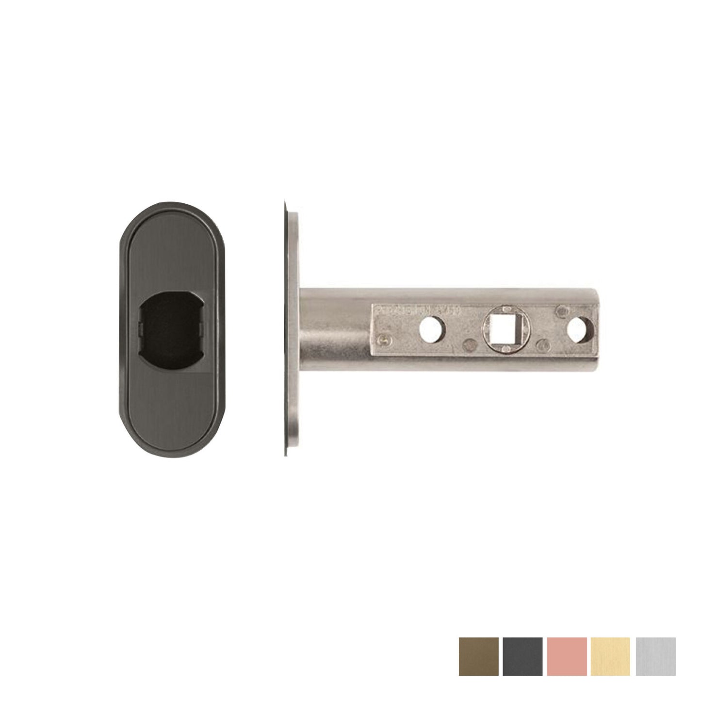 Precision Magnetic Tubular Latch 60mm - Available in Various Finishes