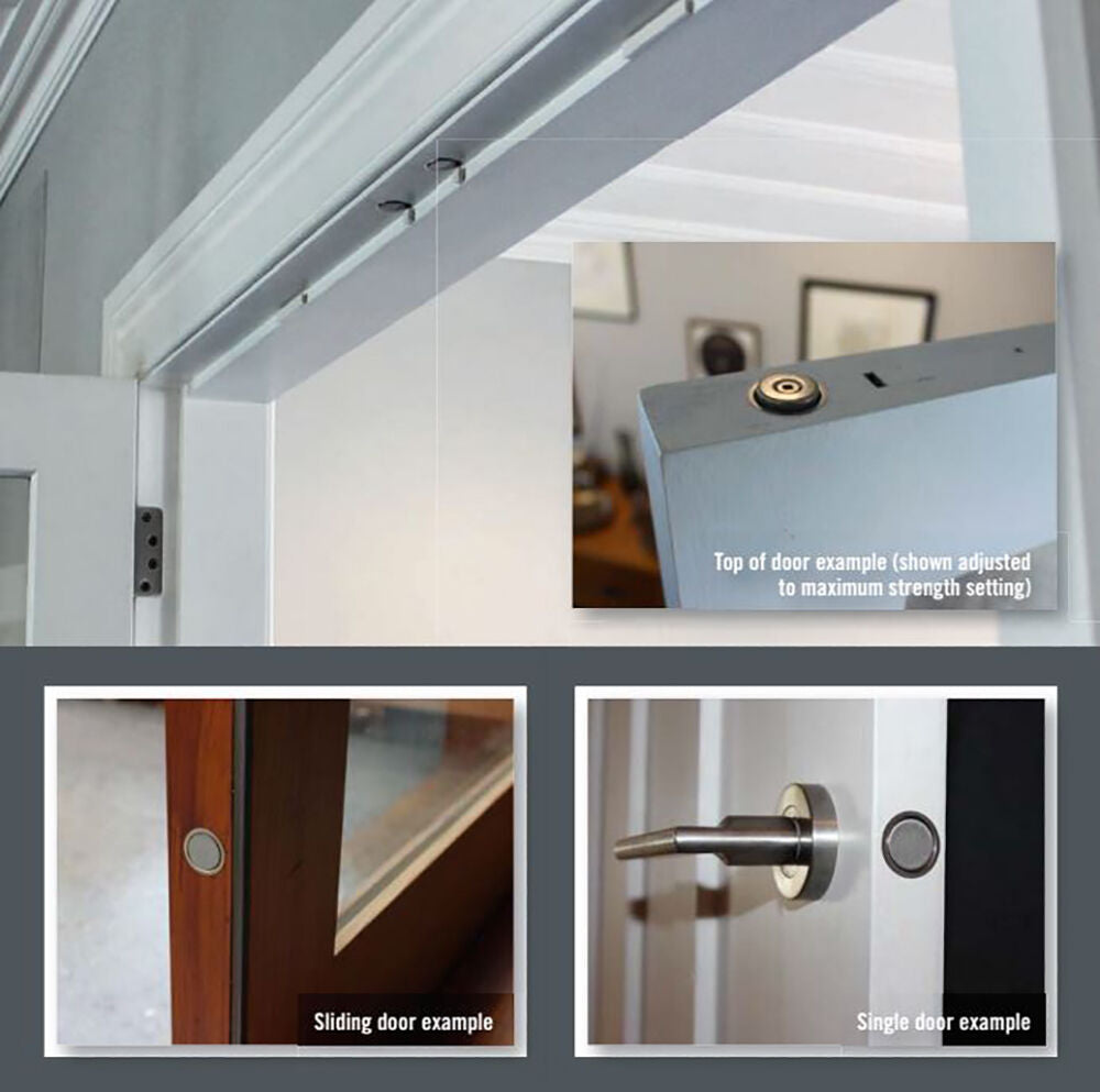 Precision Concealed Magnetic Catch Light Duty - Available in Various Finishes