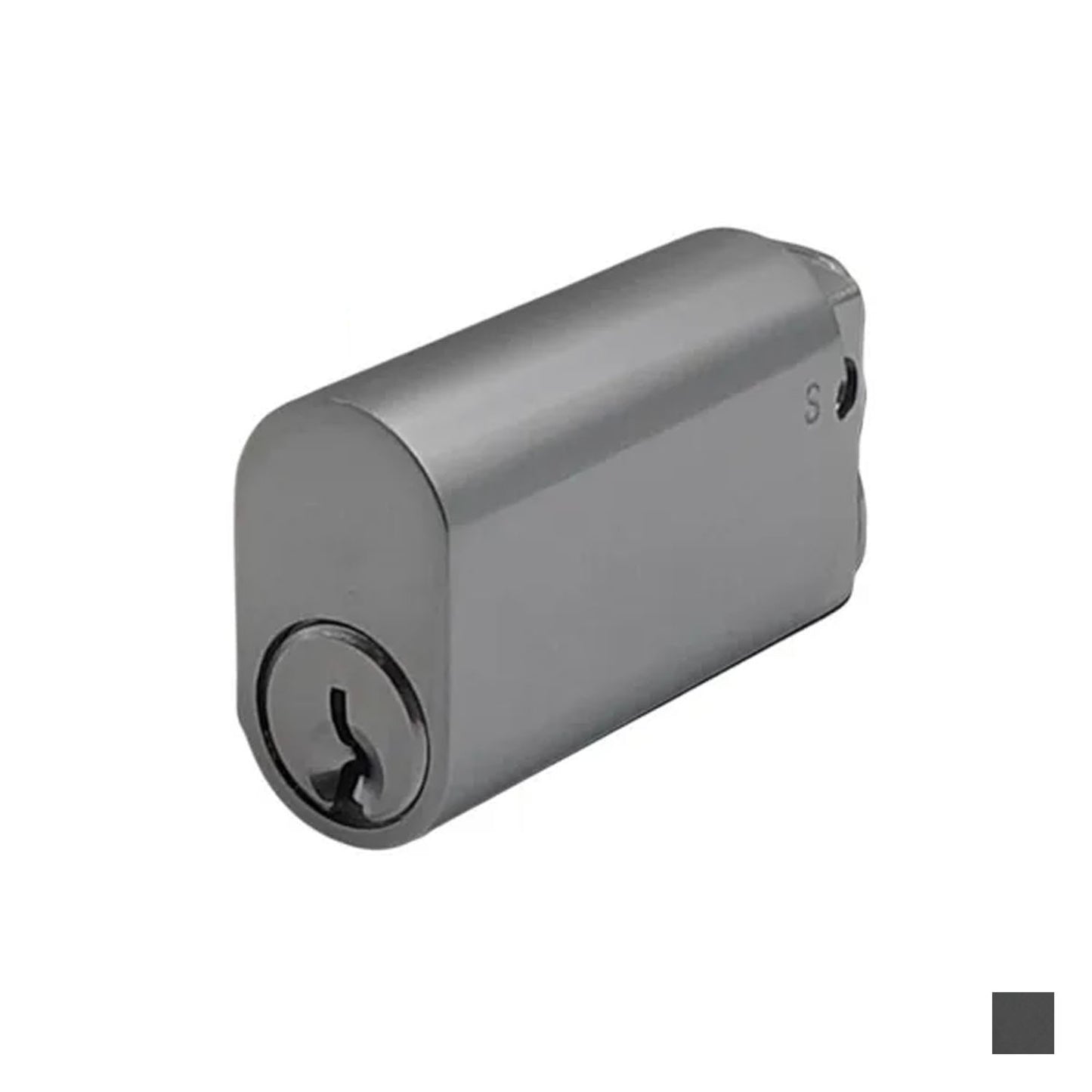 Lockton Extended Oval Cylinder KA Or KD 50 & 62mm - Available in Matt Black and Satin Chrome