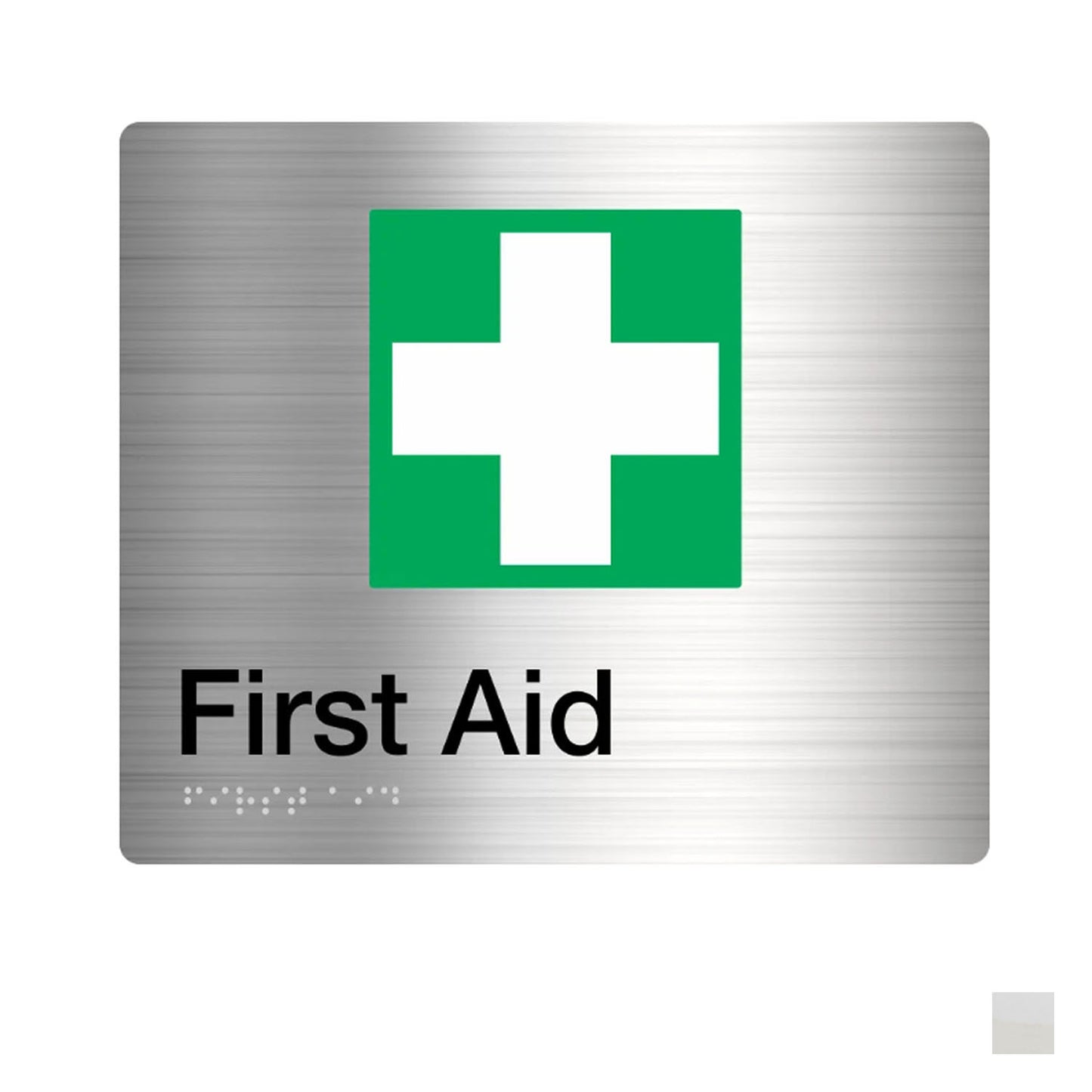 Tim The Sign Man First Aid Braille Sign - Available in Various Finishes