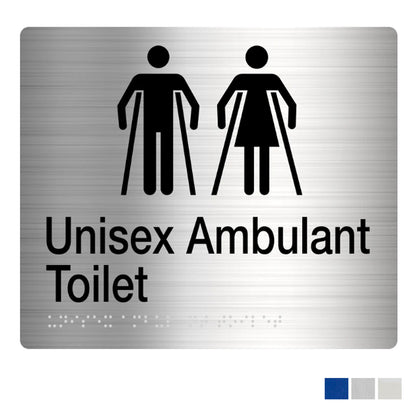 Tim The Sign Man Unisex Ambulant Toilet Sign - Available in Various Finishes