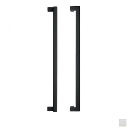 Lockwood 146 Entrance Pull Handle Pair - Available in Matt Black and Satin Stainless Steel