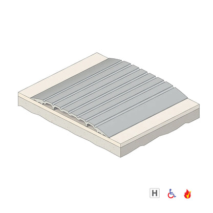 Raven RP116 Threshold Plates Clear Anodised - Available in Various Sizes