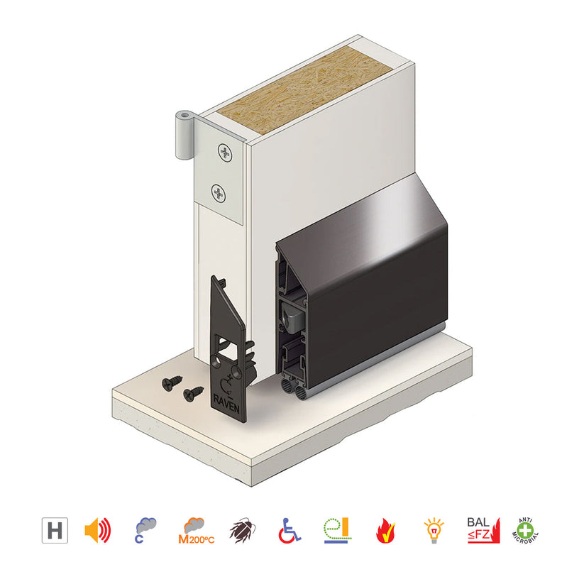 Raven RP128Si Automatic Door Bottom Seals | Keeler Hardware