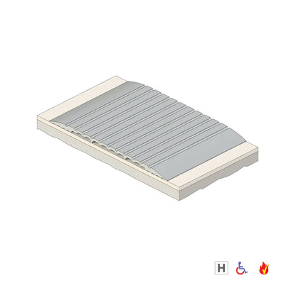 Raven RP137 Threshold Plate Silver Anodised - Available in Various Sizes