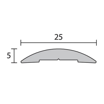Raven RP13 Threshold Plate Silver Anodised - Available in Various Sizes