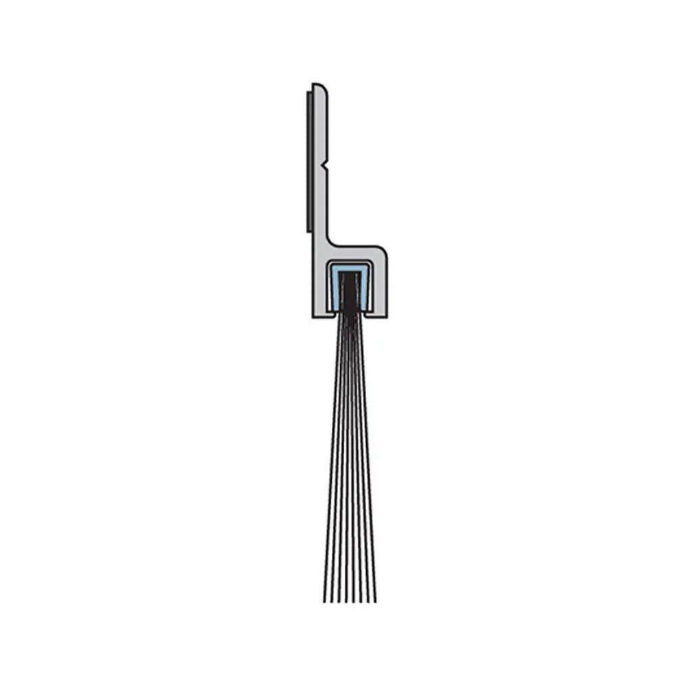 Raven RP15 Door Bottom Sweep Seal Silver Anodised - Available in Various Sizes|RAVA15C1000|RAVA15C2000|RAVA15C2250|RAVA15C3000