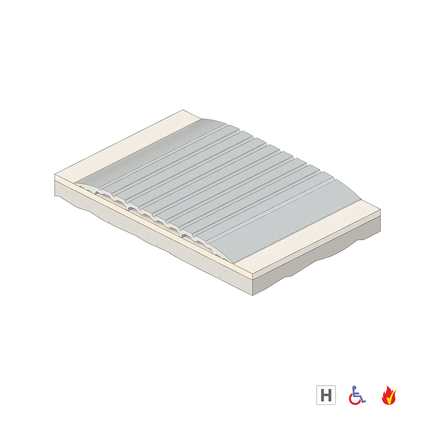 Raven RP151 Threshold Plate Silver Anodised - Available in Various Sizes
