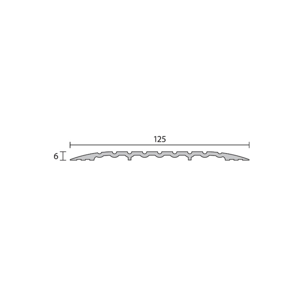 Raven RP151 Threshold Plate 3000mm Black Anodised A151BK3000