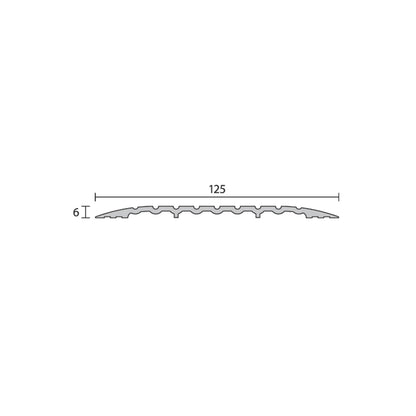 Raven RP151 Threshold Plate 3000mm Black Anodised A151BK3000