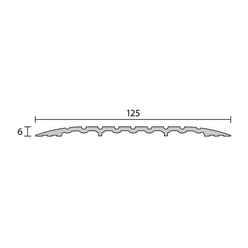 Raven RP151 Threshold Plate Silver Anodised - Available in Various Sizes