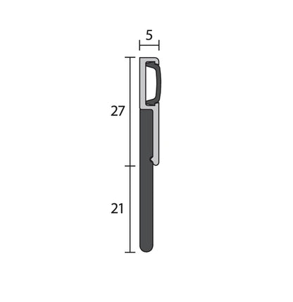 Raven RP26 Door Bottom Sweep Seal - Available in Various Sizes