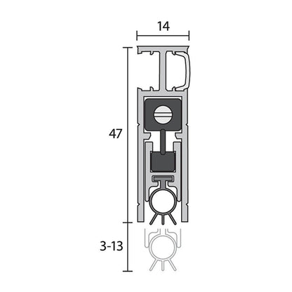 Raven RP35SI Automatic Door Bottom Seal - Available in Various Finishes and Sizes