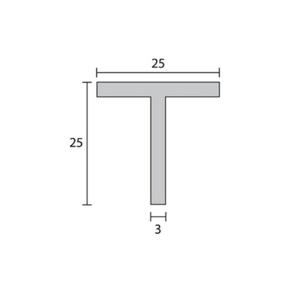 Raven RP37 Astragal Meeting Stile Clear Anodised - Available in Various Sizes|RAVA37C2250|RAVA37C3000