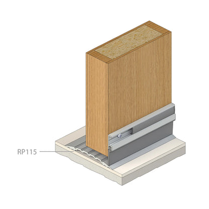 Raven RP51si Door Bottom Sweep Seal 1000mm Bronze Anodised A51SIB1000