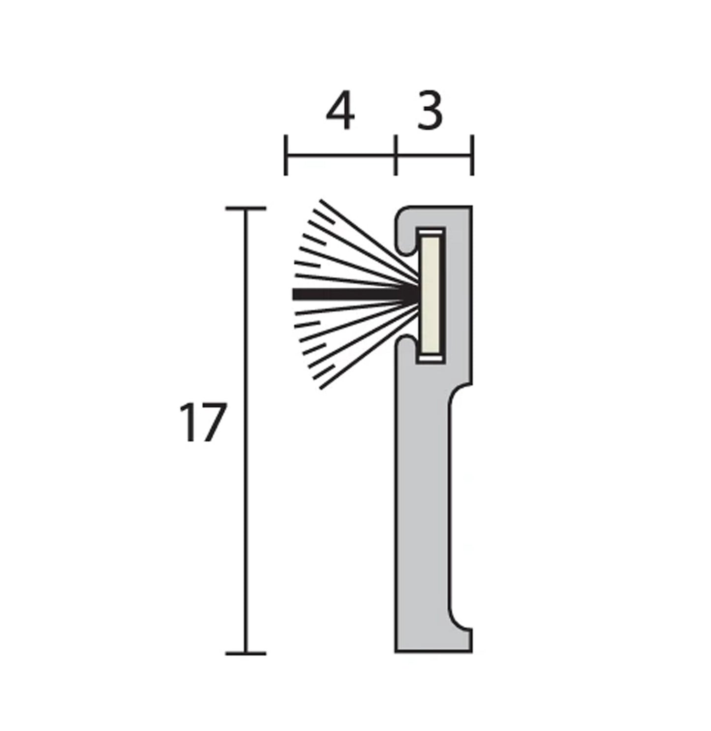Raven RP71 Astragal Meeting Style Seal - Available in Various Sizes
