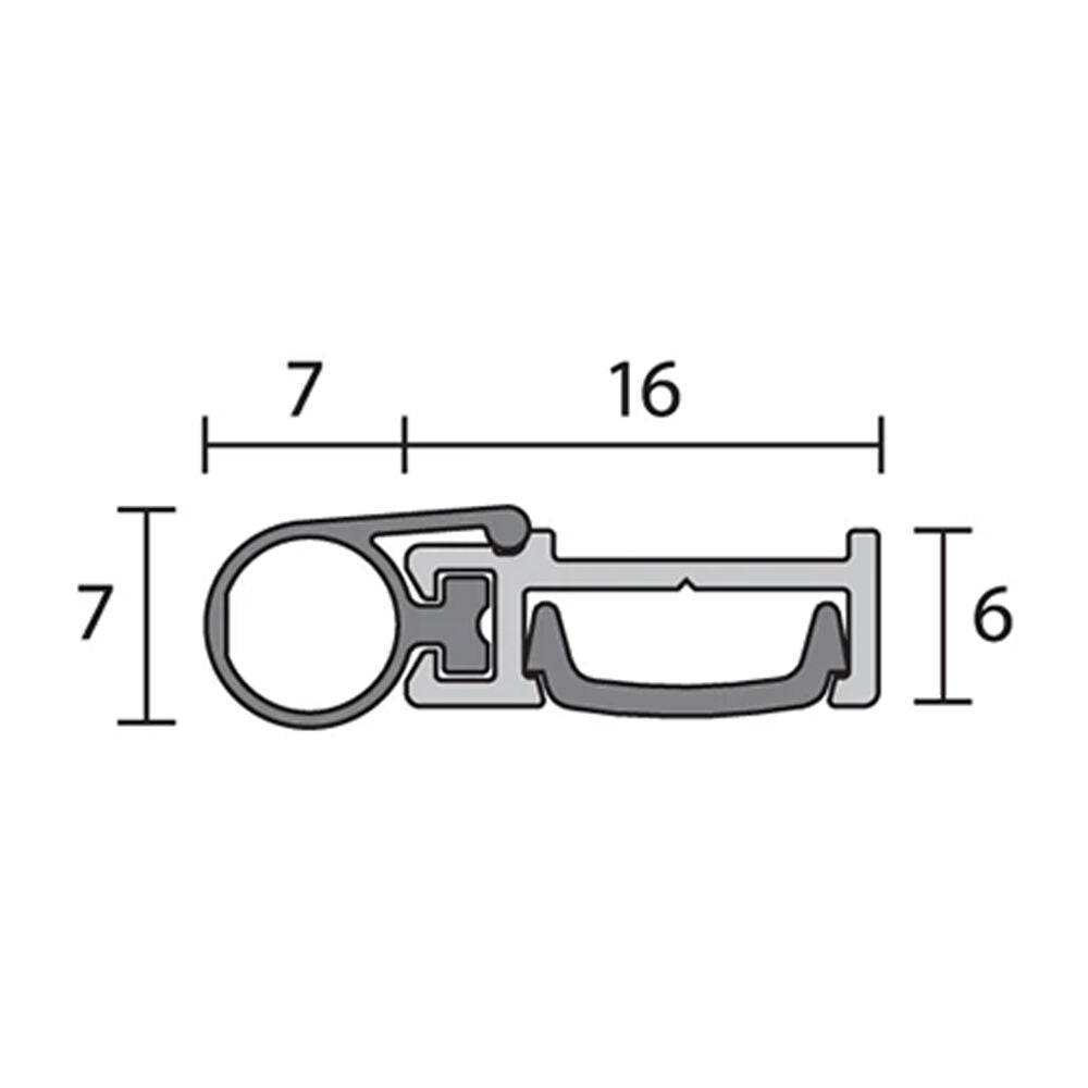 Raven RP78HSI Door Perimeter Seals - Available in Various Sizes