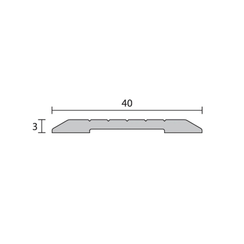 Raven RP95 Threshold Plate Ramp 1000mm Black A95BK1000