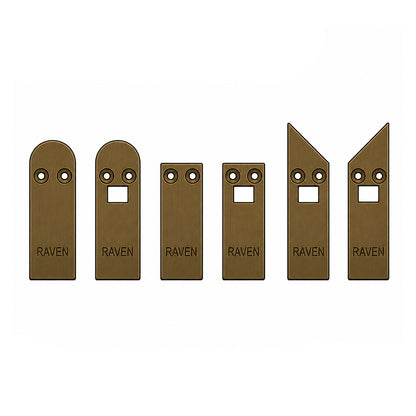 Raven RP99SI Screw Bag with Escutcheon Plate Set Bronze Anodised A99BP1