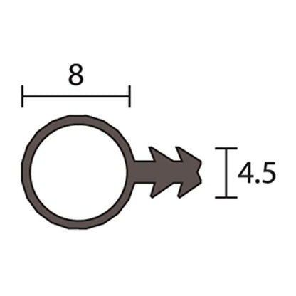 Raven RP520 Meeting Stile Seals - Available in Various Finishes