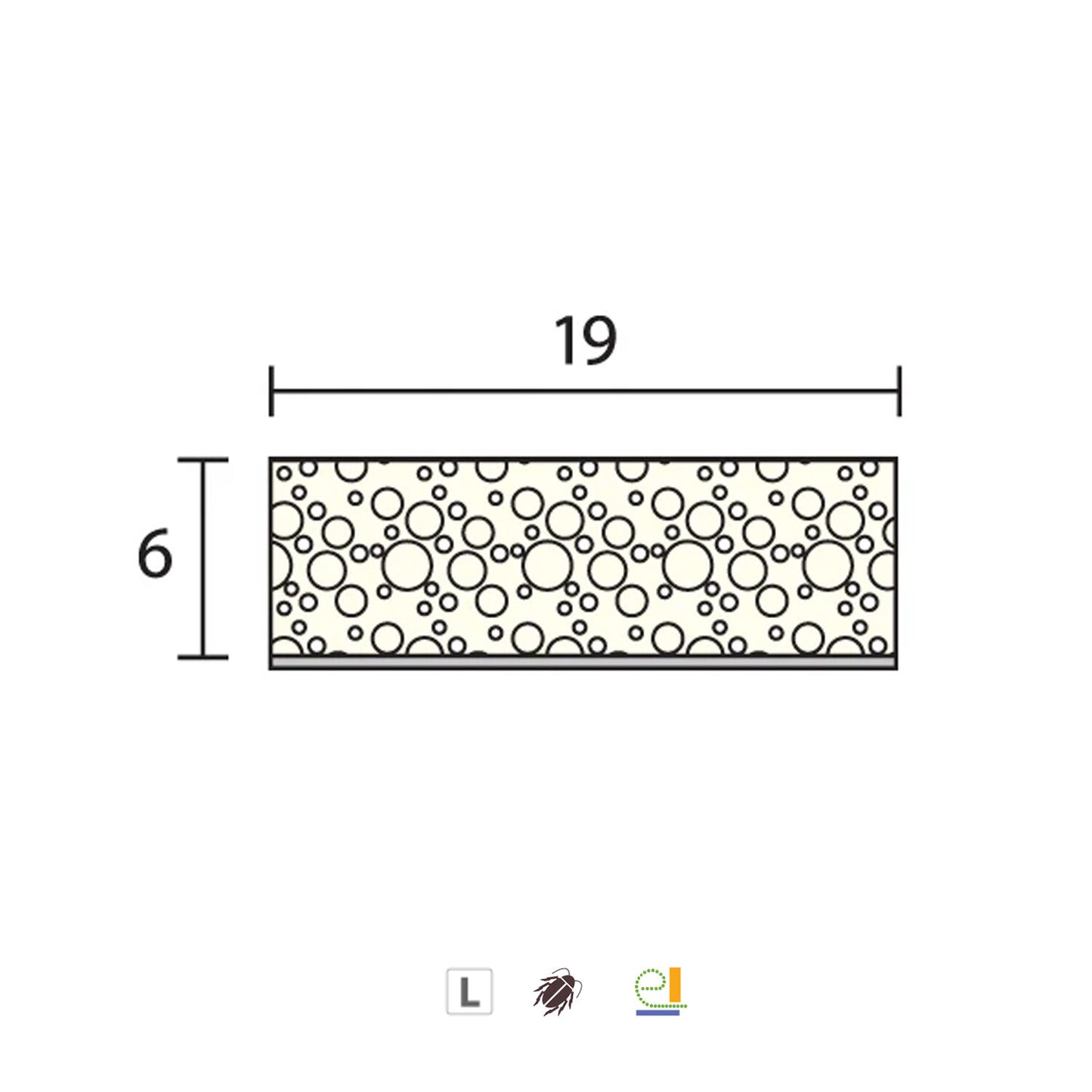 Raven RP14A Weather Strip for Doors and Windows 5000mm - Available in Grey and White Finish