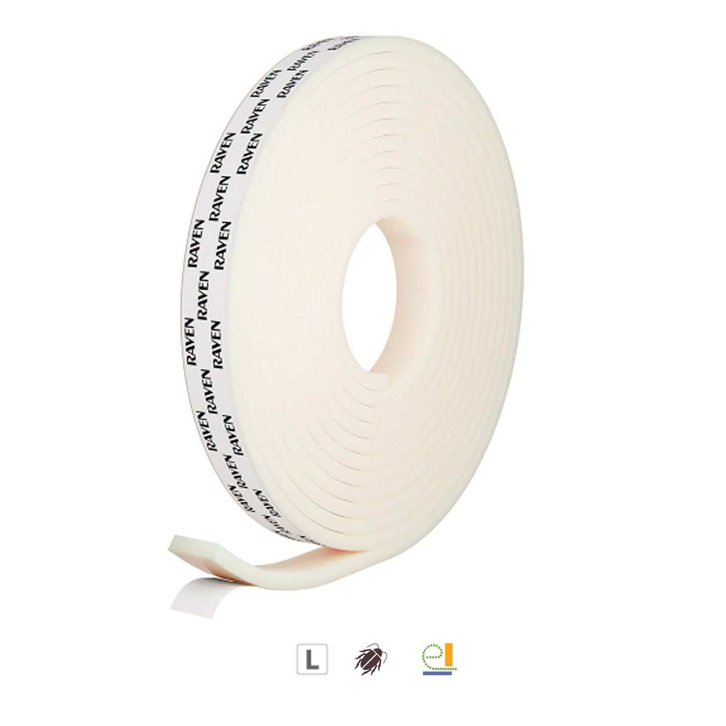 Raven RP14A Weather Strip for Doors and Windows 5000mm - Available in Grey and White Finish