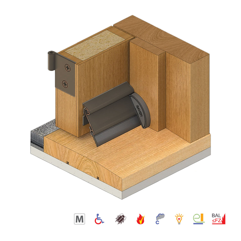 Raven RP3 Automatic Door Bottom Seals - Available in Various Finishes ...