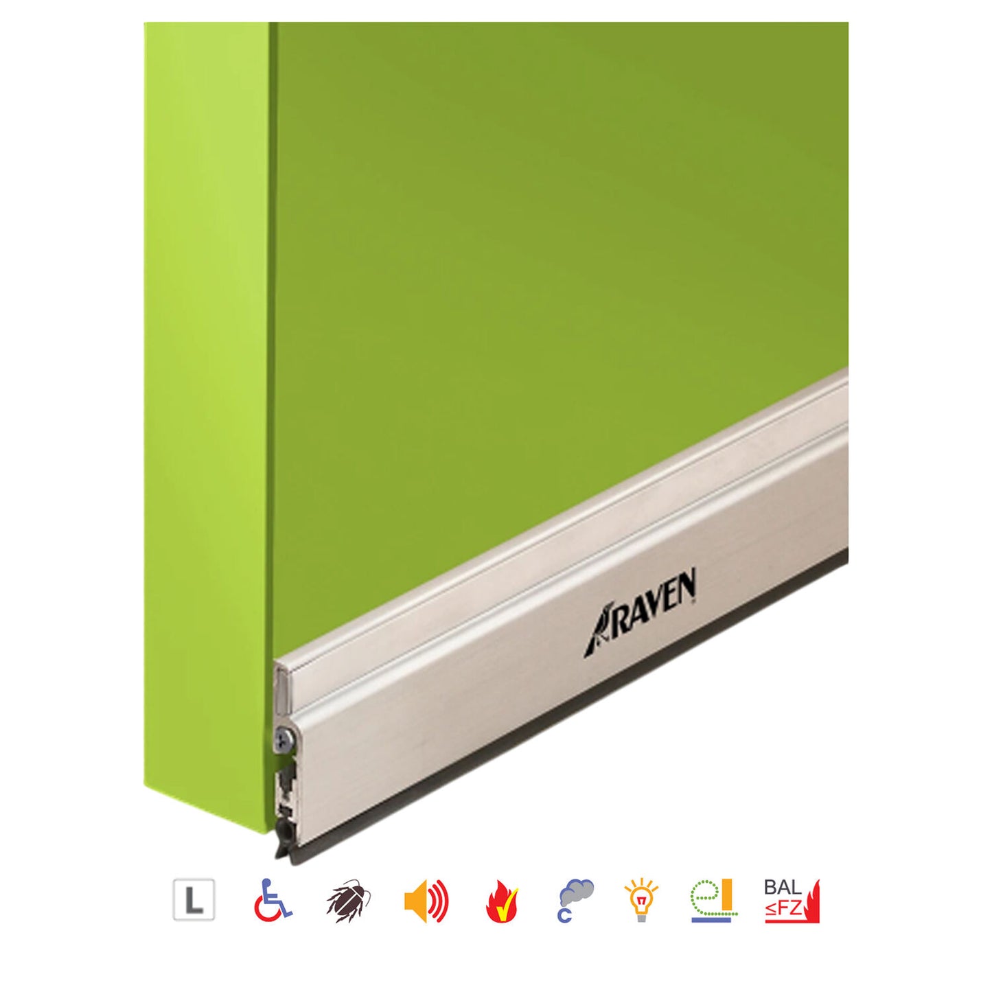 Raven RP60 Automatic Door Bottom Seal 920mm - Available in Various Finishes