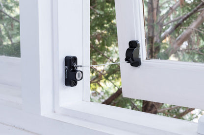Remsafe Window Metrolite Retractable Cable Lock - Available in Black and White