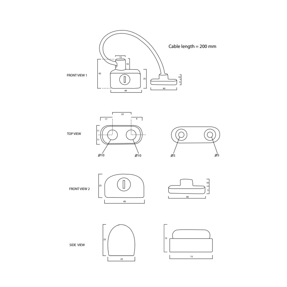 Remsafe Window Restrictor Safety Device Child Safe White 125mm RL002-SSK1WHT