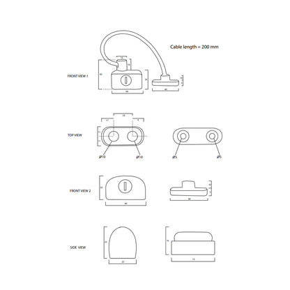 Remsafe Window Restrictor Safety Device Child Safe White 125mm RL002-SSK1WHT