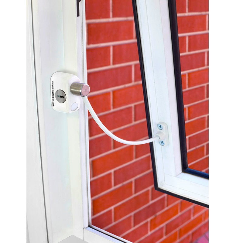 Remsafe Window Restrictor Safety Device Child Safe White 125mm RL002-SSK1WHT