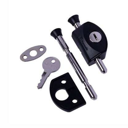 Remsafe Mini Window and Door Bolt Keyed Alike Black XBL-03BLK