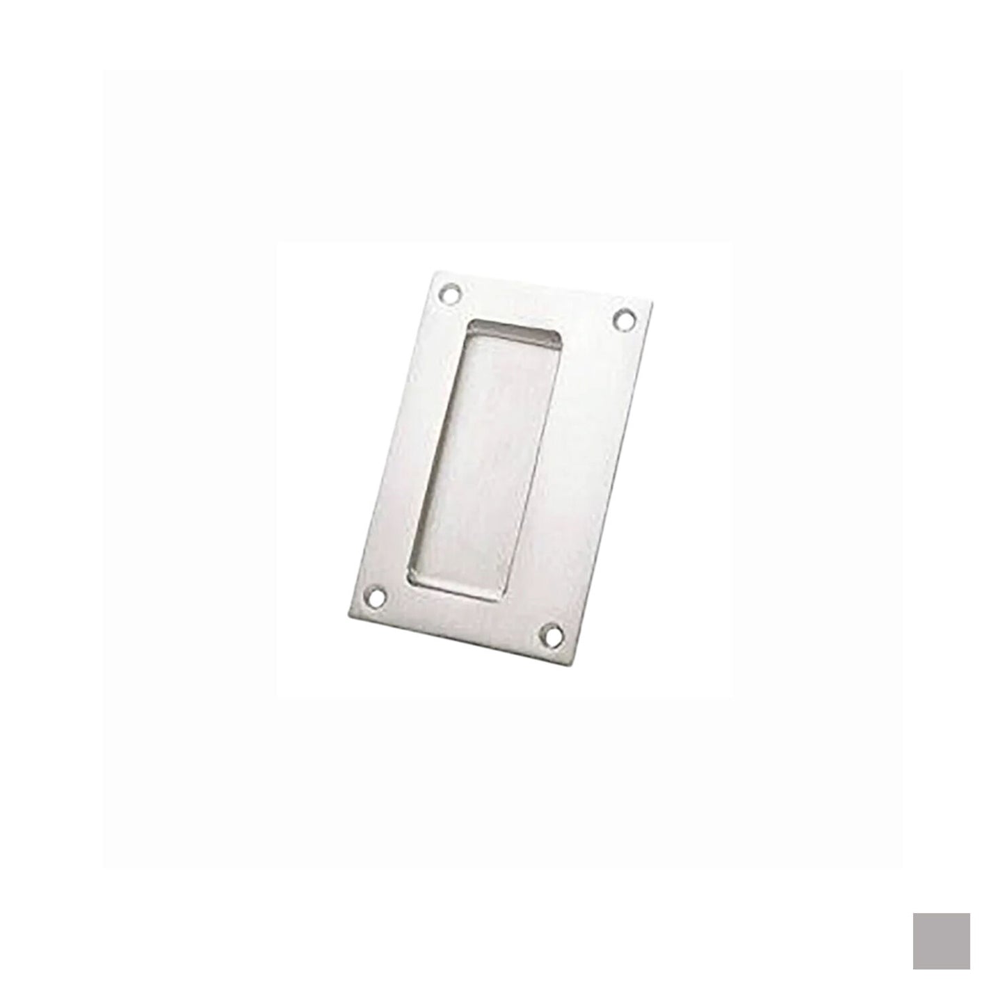 Scope Door Flush Pull Rectangle Visible Fix - Available in Polished and Satin Stainless