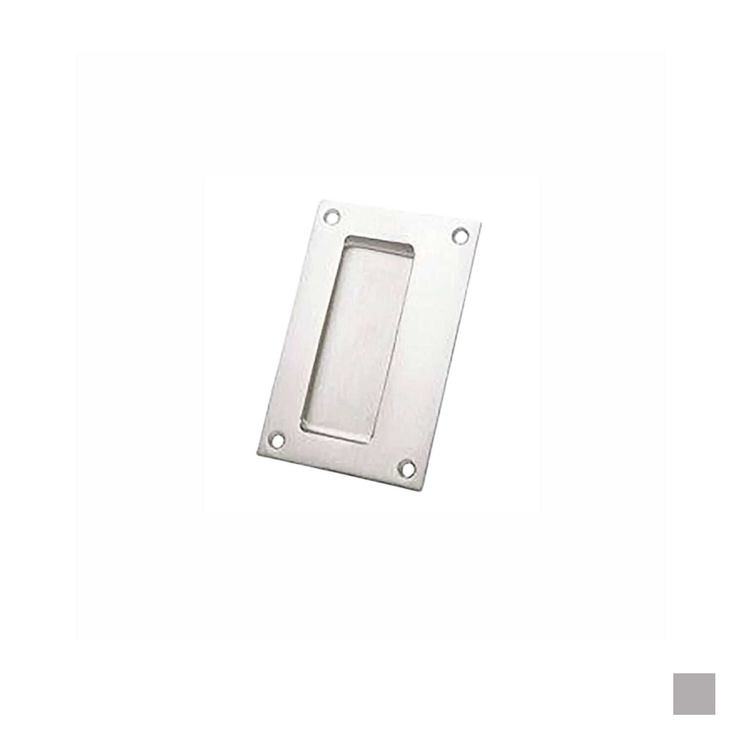 Scope Door Flush Pull Rectangle Visible Fix - Available in Polished and Satin Stainless