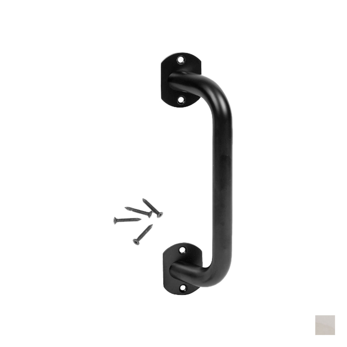 Scope Pull Handle Mitre Offset on Rose 180mm - Available in Various Finishes