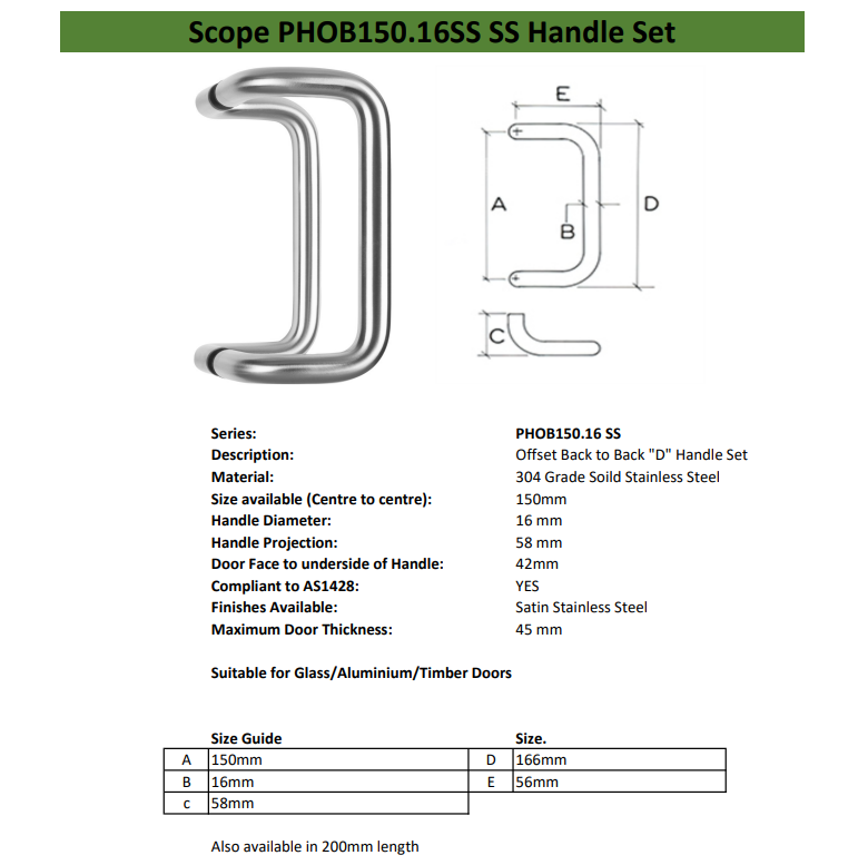 SCOPHOB15016SS