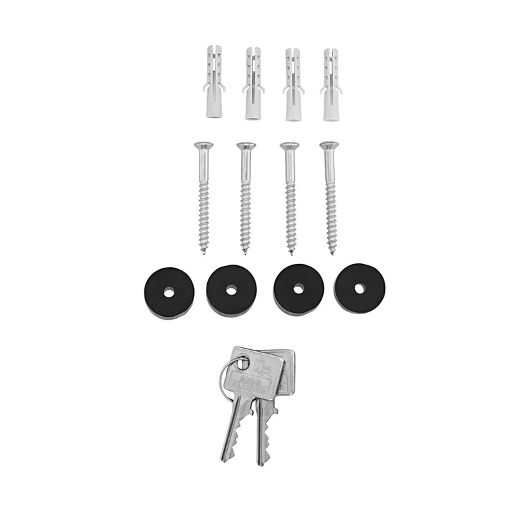 Burg-Wachter Milano Letter Box 488x352x182mm Stainless Steel 3483-ES